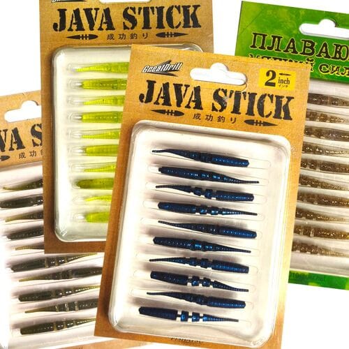 Силиконовая приманка JavaStick 2", 10 шт.