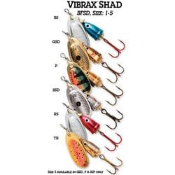 Блесна Blue Fox Vibrax Shad BFSD2